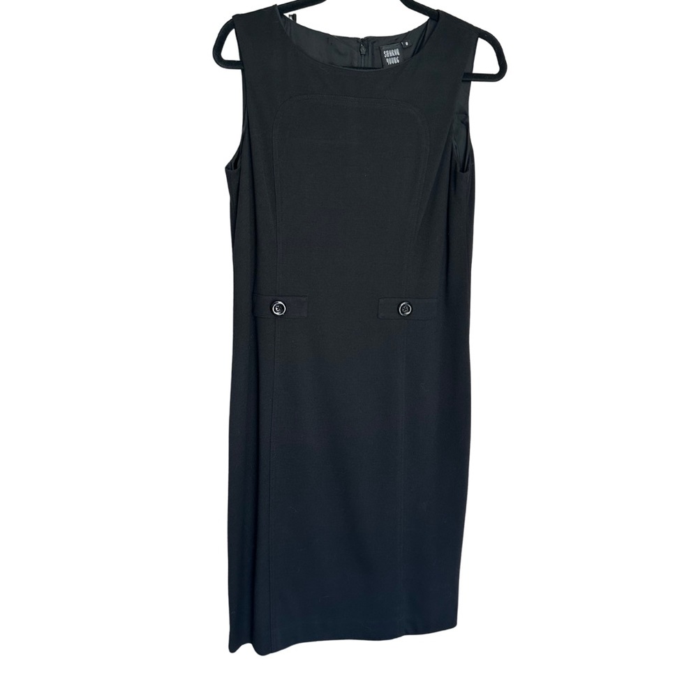 Sharon Young Classic Black Midi Dress
